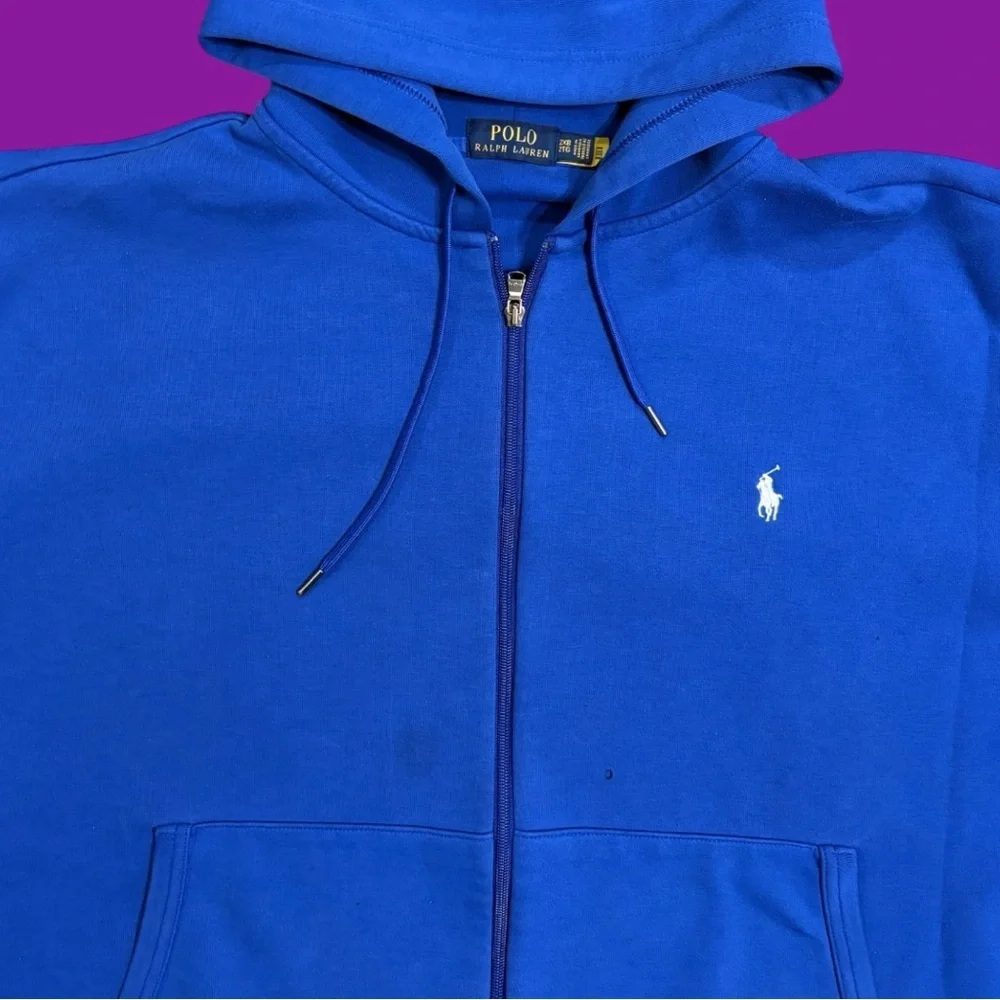 Polo Ralph Lauren Performance Zip-Up Hoodie (Blue)